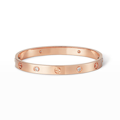 [LuxJewelry]LOVE BRACELET 6.1MM 4 DIAMONDS
