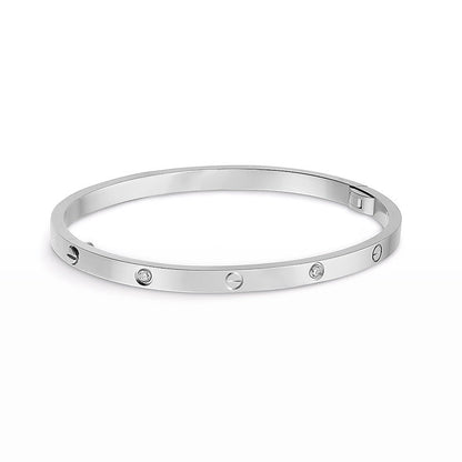 [LuxJewelry]LOVE BRACELET 3.65MM 6 DIAMONDS