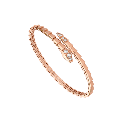 [LuxJewelry]SERPENTI BRACELET DIAMONDS PINK GOLD