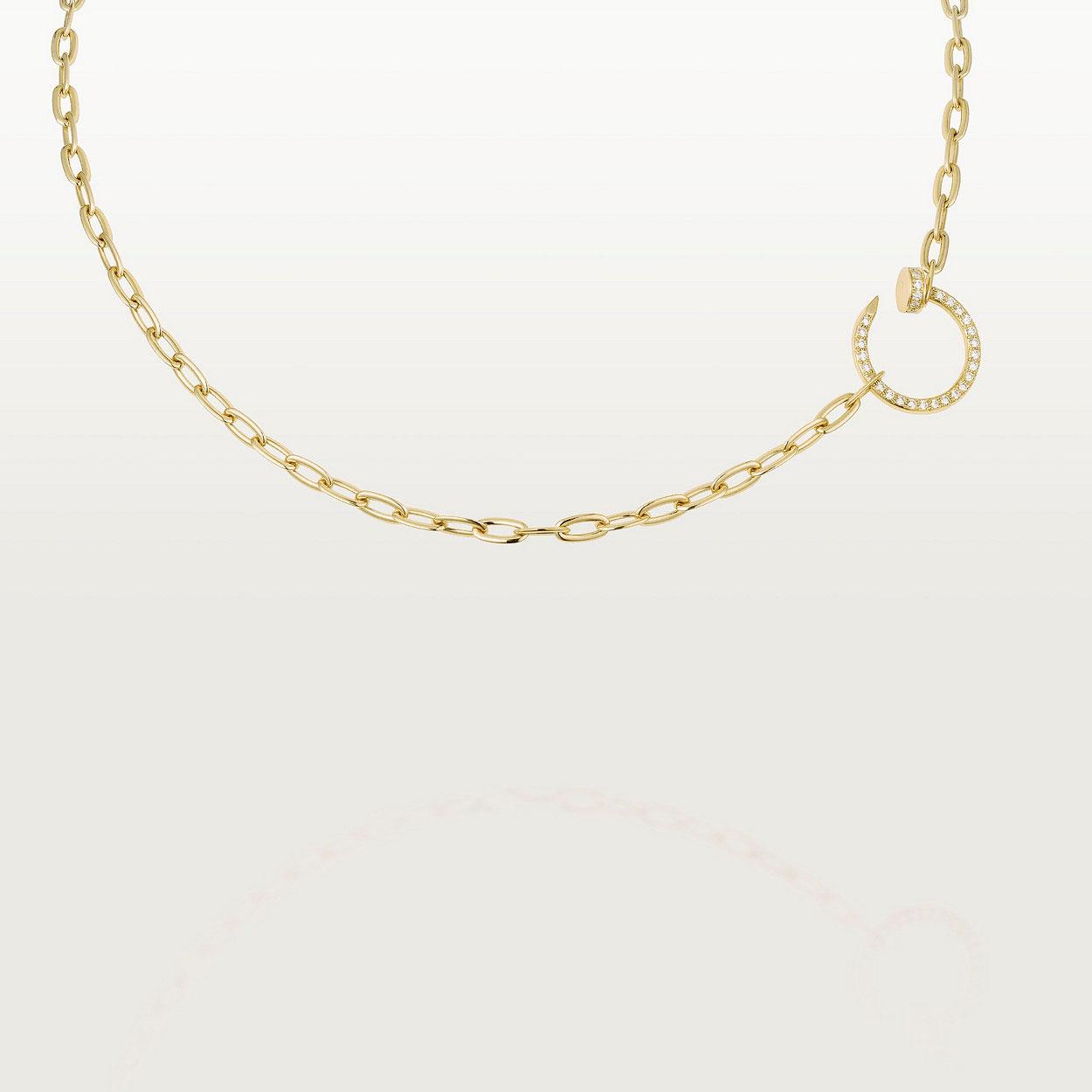 [LuxJewelry]JUSTE NECKLACE DIAMONDS