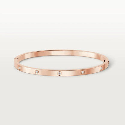 [LuxJewelry]LOVE BRACELET 3.65MM 10 DIAMONDS