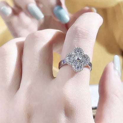 [LuxJewelry]CLOVER DIAMOND RING