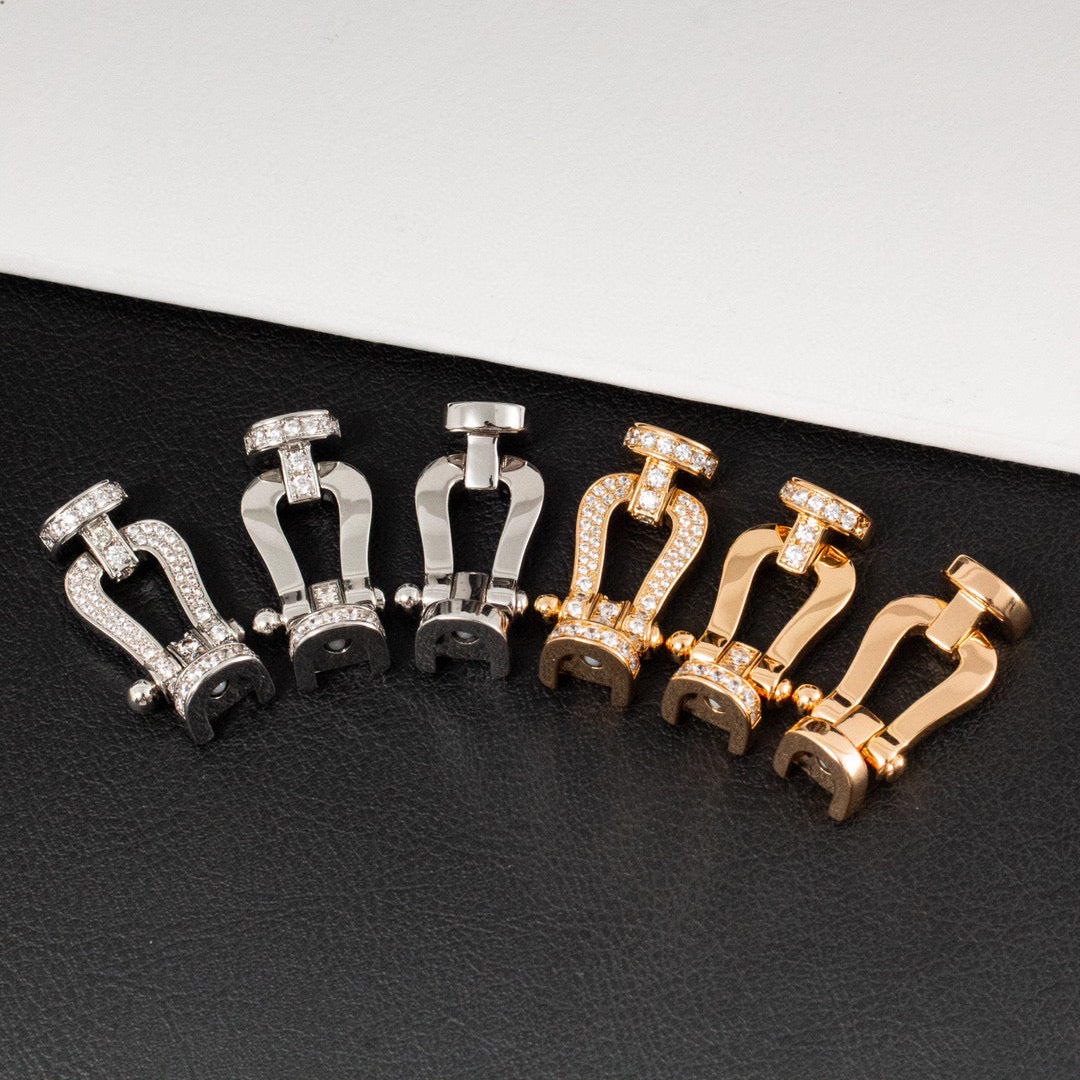 [LuxJewelry]FORCE LARGE HORSESHOE NO DIAMOND BRACELET SILVER