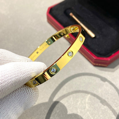 [LuxJewelry]LOVE BRACELET 6.1MM 10 DIAMONDS