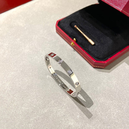 [LuxJewelry]LOVE BRACELET 6.1MM 10 DIAMONDS