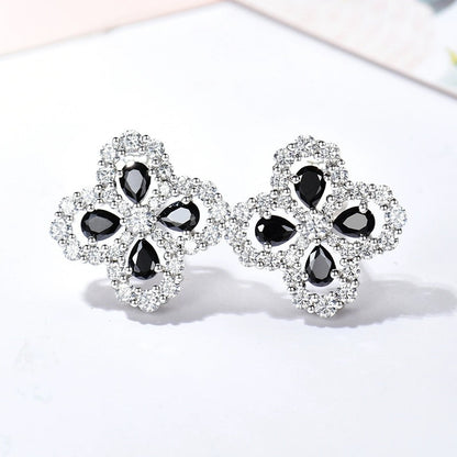 [LuxJewelry]LOOP EARRINGS FULL MOTIF DIAMOND 16MM