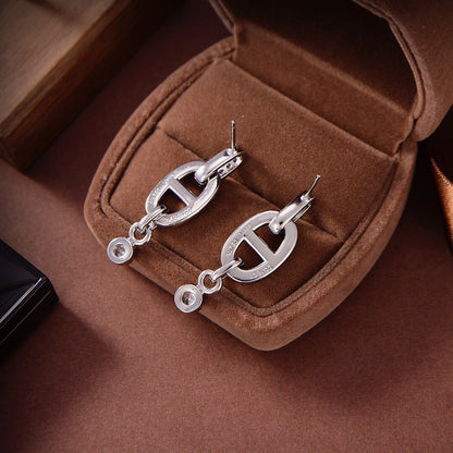 [LuxJewelry]HM CHAINE DIAMOND EARRINGS