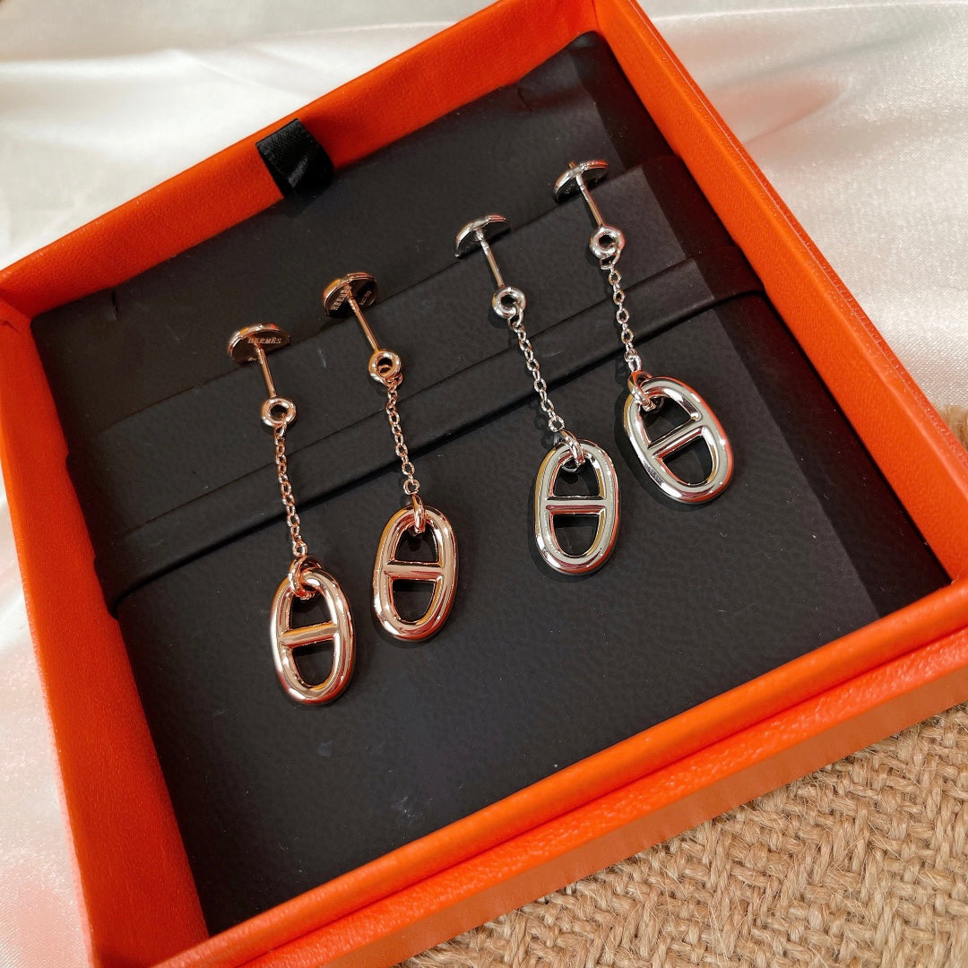 [LuxJewelry]CHAINE TASSEL EARRINGS