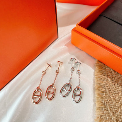 [LuxJewelry]CHAINE TASSEL EARRINGS