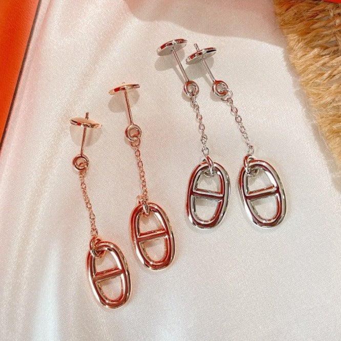 [LuxJewelry]CHAINE TASSEL EARRINGS