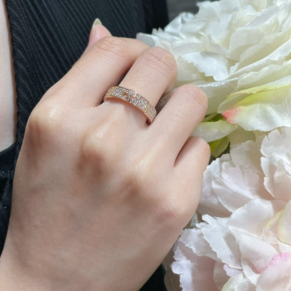 [LuxJewelry]KELLY PINK GOLD DIAMOND RING