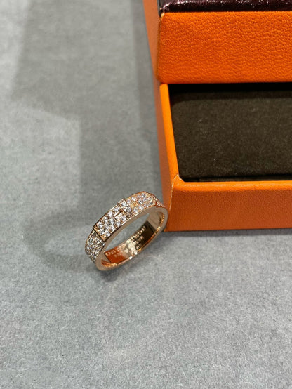 [LuxJewelry]KELLY PINK GOLD DIAMOND RING