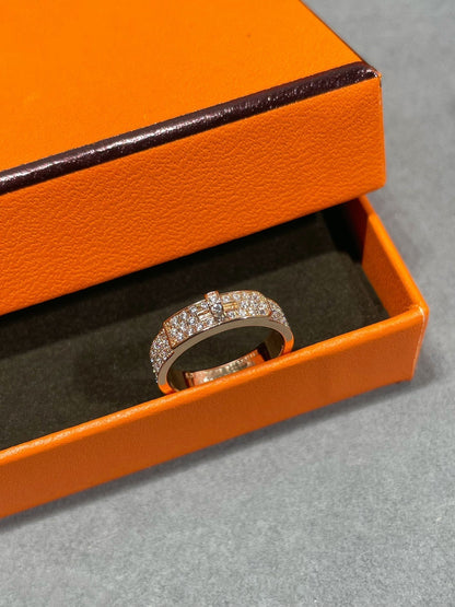 [LuxJewelry]KELLY PINK GOLD DIAMOND RING