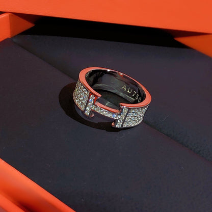 [LuxJewelry]H RING FULL DIAMOND