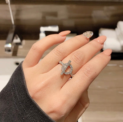[LuxJewelry]ECHAPPEE RING SILVER DIAMOND