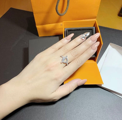 [LuxJewelry]ECHAPPEE RING SILVER DIAMOND