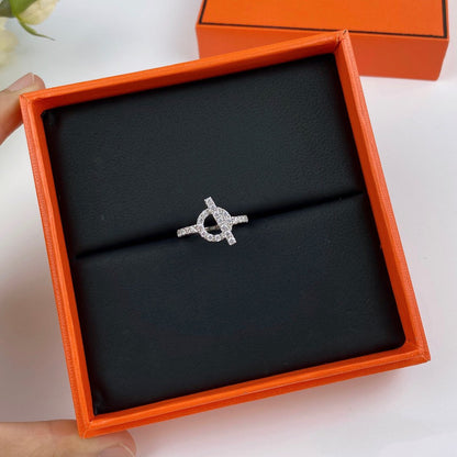 [LuxJewelry]ECHAPPEE RING SILVER DIAMOND