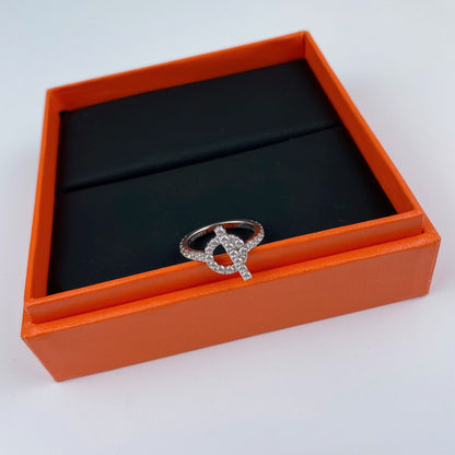 [LuxJewelry]ECHAPPEE RING SILVER DIAMOND