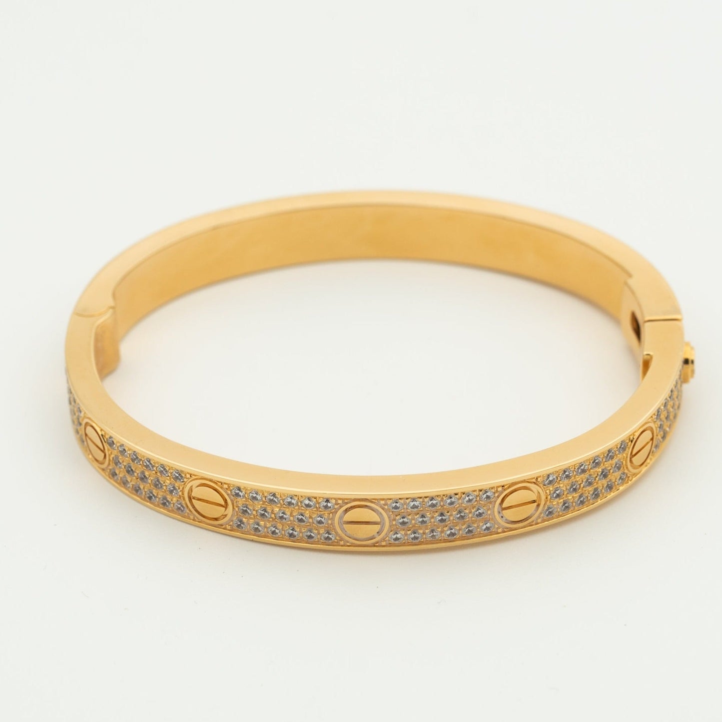 [LuxJewelry]LOVE BRACELET 6.1MM DIAMOND-PAVED