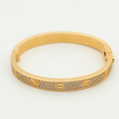 [LuxJewelry]LOVE BRACELET 6.1MM DIAMOND-PAVED
