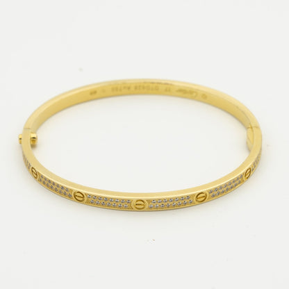 [LuxJewelry]LOVE BRACELET 3.65MM DIAMOND-PAVED