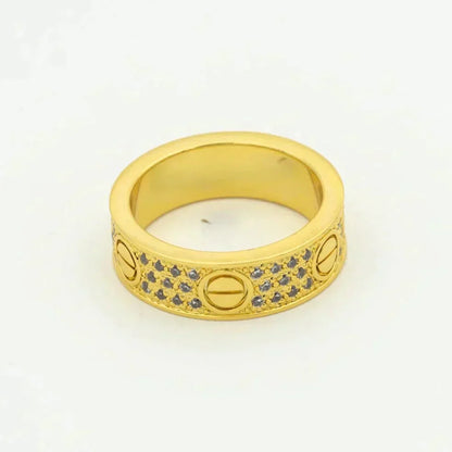 [LuxJewelry]LOVE RING 5.5MM DIAMONDS PAVED
