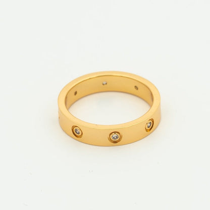 [LuxJewelry]LOVE RING 3.6MM 8 DIAMONDS