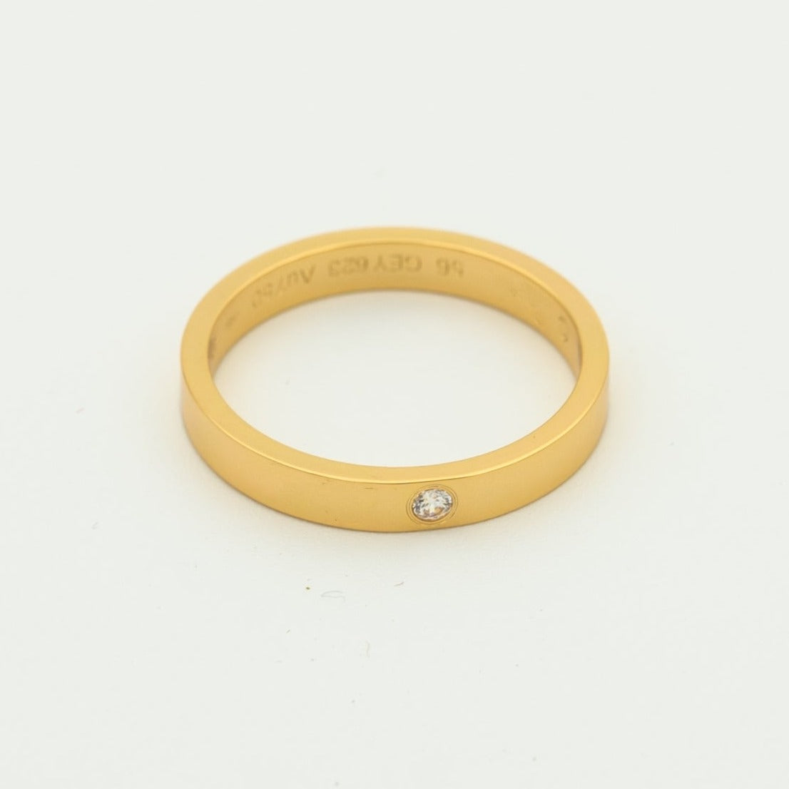 [LuxJewelry]LOVE RING 4MM 1 DIAMOND