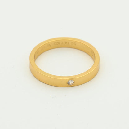 [LuxJewelry]LOVE RING 4MM 1 DIAMOND