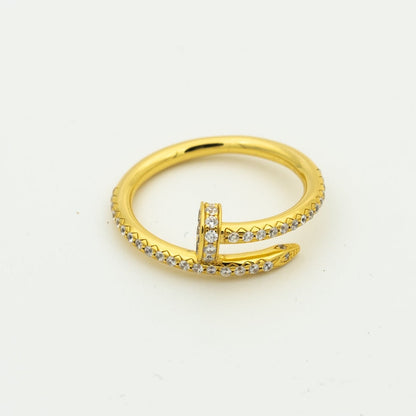[LuxJewelry]JUSTE RING 1.8MM GOLD DIAMONDS
