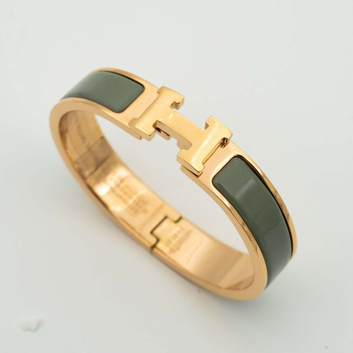 [LuxJewelry]H BRACELET BLUE GREEN 12MM