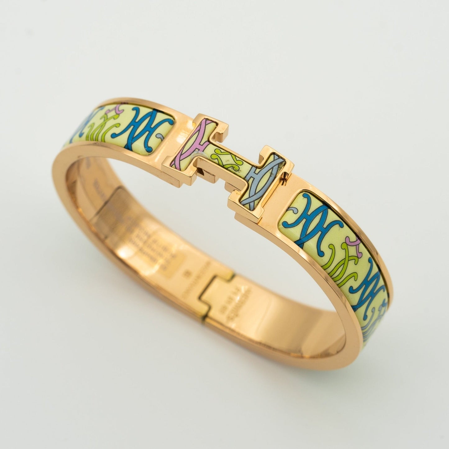 [LuxJewelry]H BRACELET BEIGE MULTICOLOR