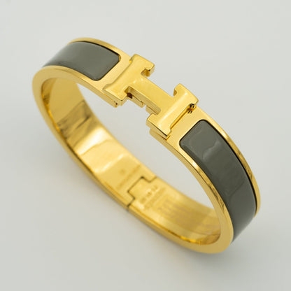 [LuxJewelry]H BRACELET BLUE GREEN 12MM