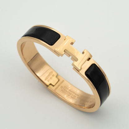 [LuxJewelry]H BLACK BRACELET