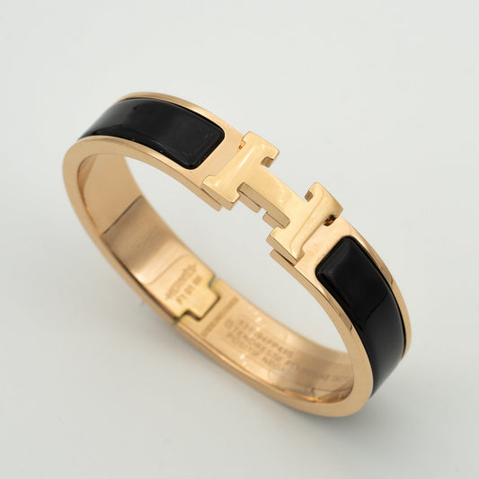 [LuxJewelry]H BLACK BRACELET