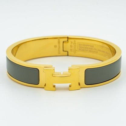 [LuxJewelry]H BRACELET BLUE GREEN 12MM