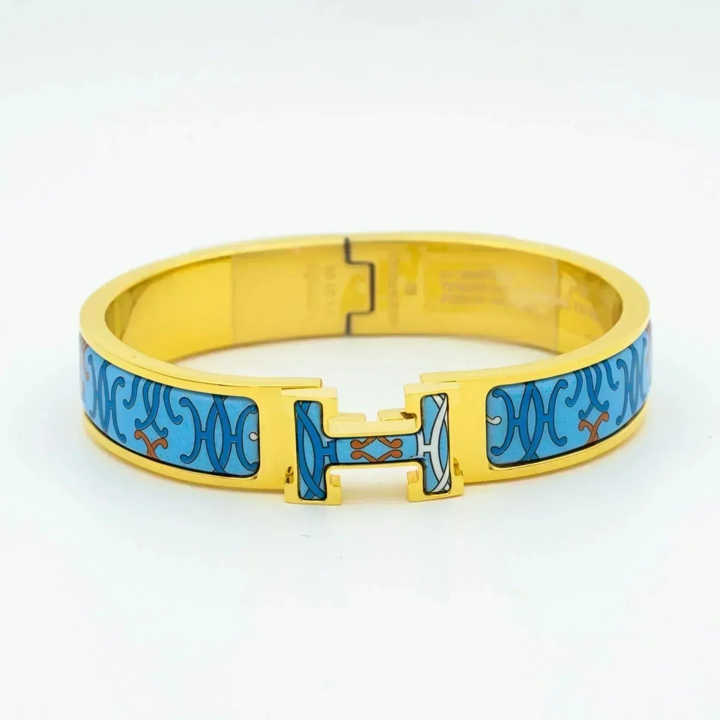 [LuxJewelry]H BRACELET BLUE MULTICOLOR