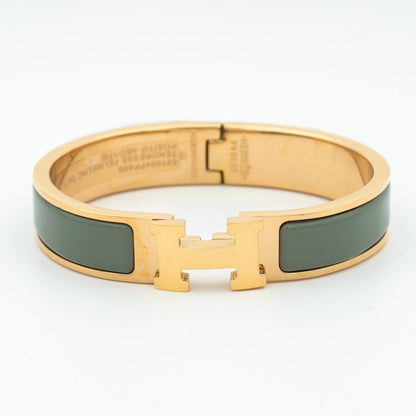 [LuxJewelry]H BRACELET BLUE GREEN 12MM
