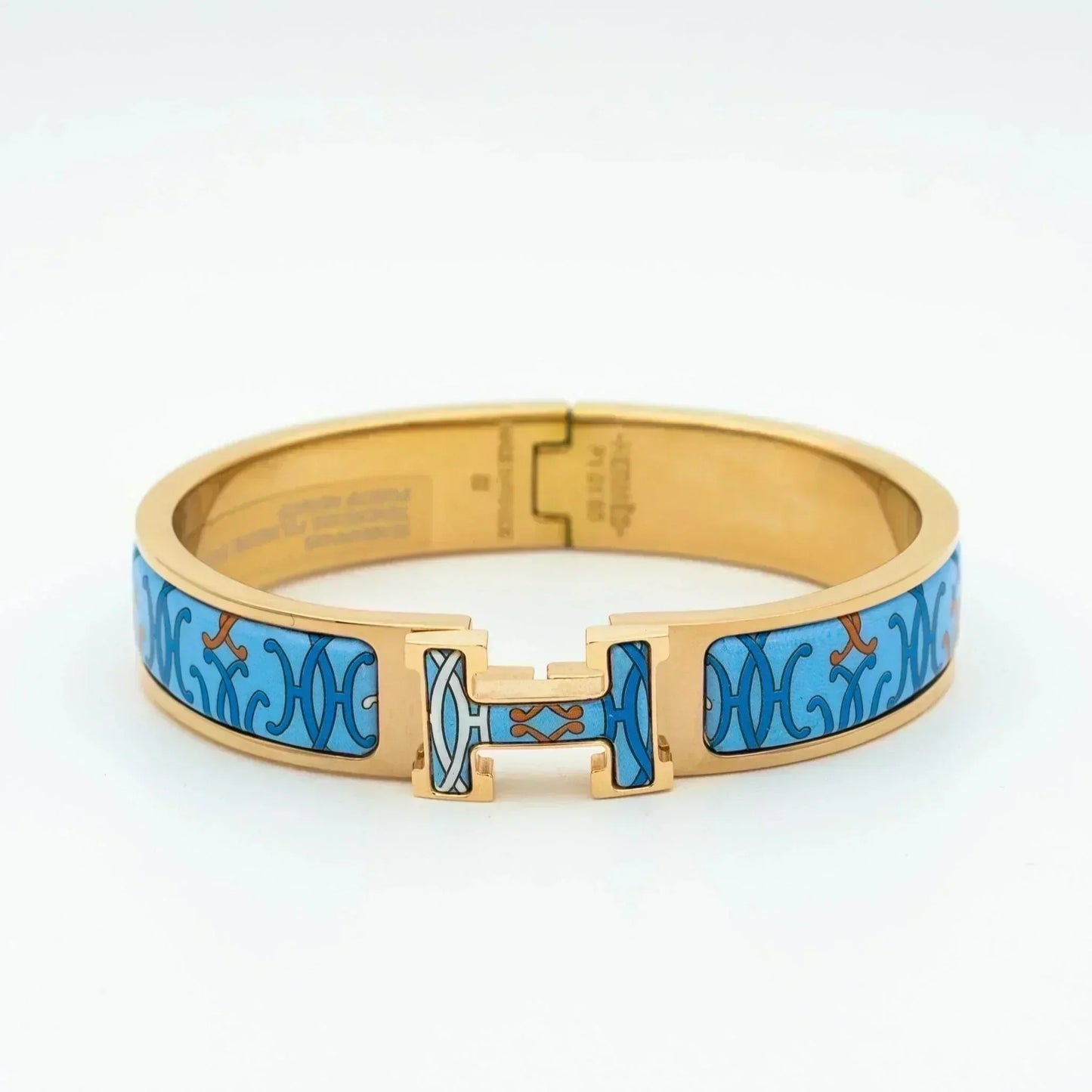 [LuxJewelry]H BRACELET BLUE MULTICOLOR