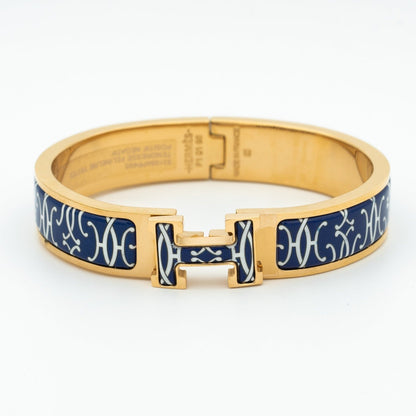 [LuxJewelry]H BRACELET BLACK MULTICOLOR