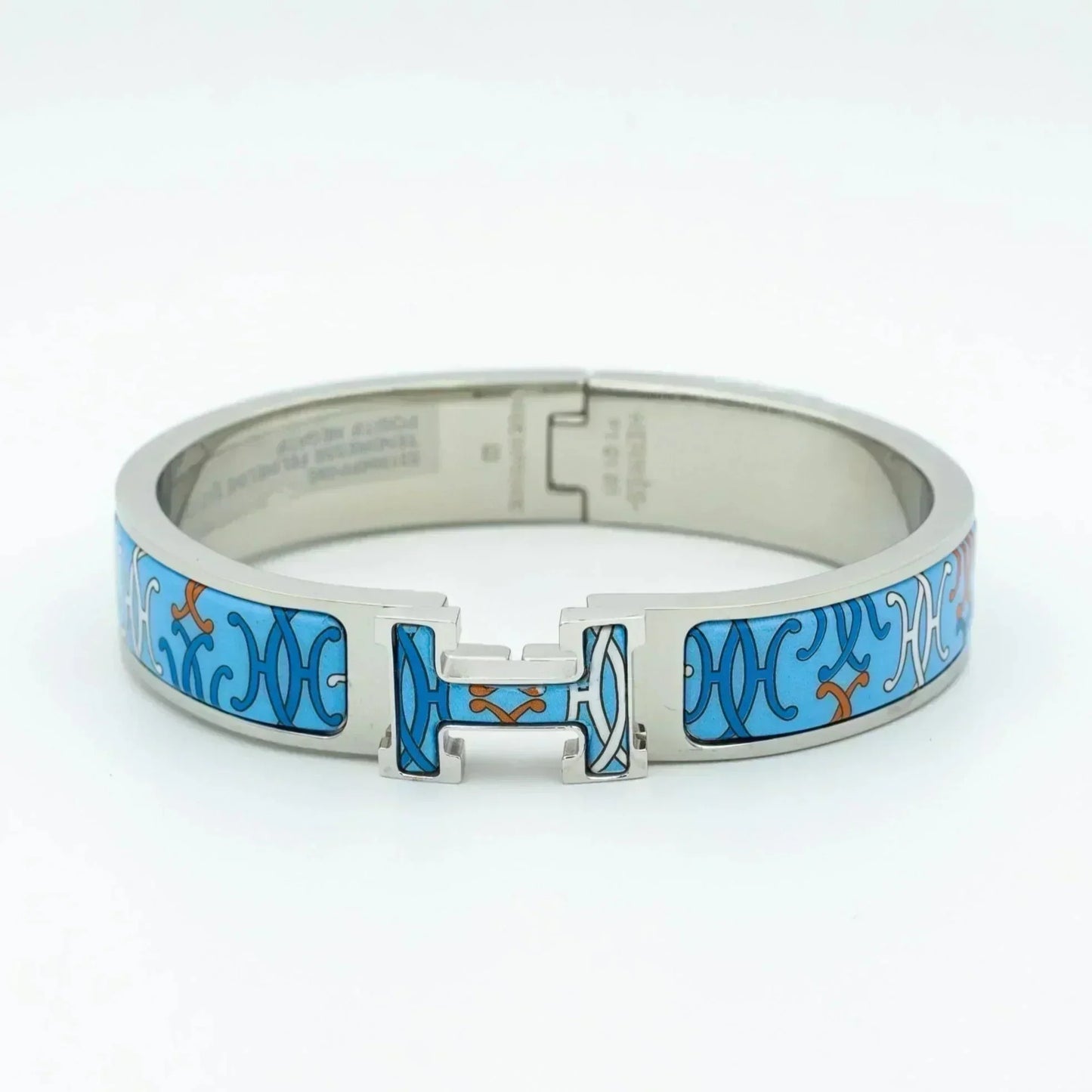 [LuxJewelry]H BRACELET BLUE MULTICOLOR
