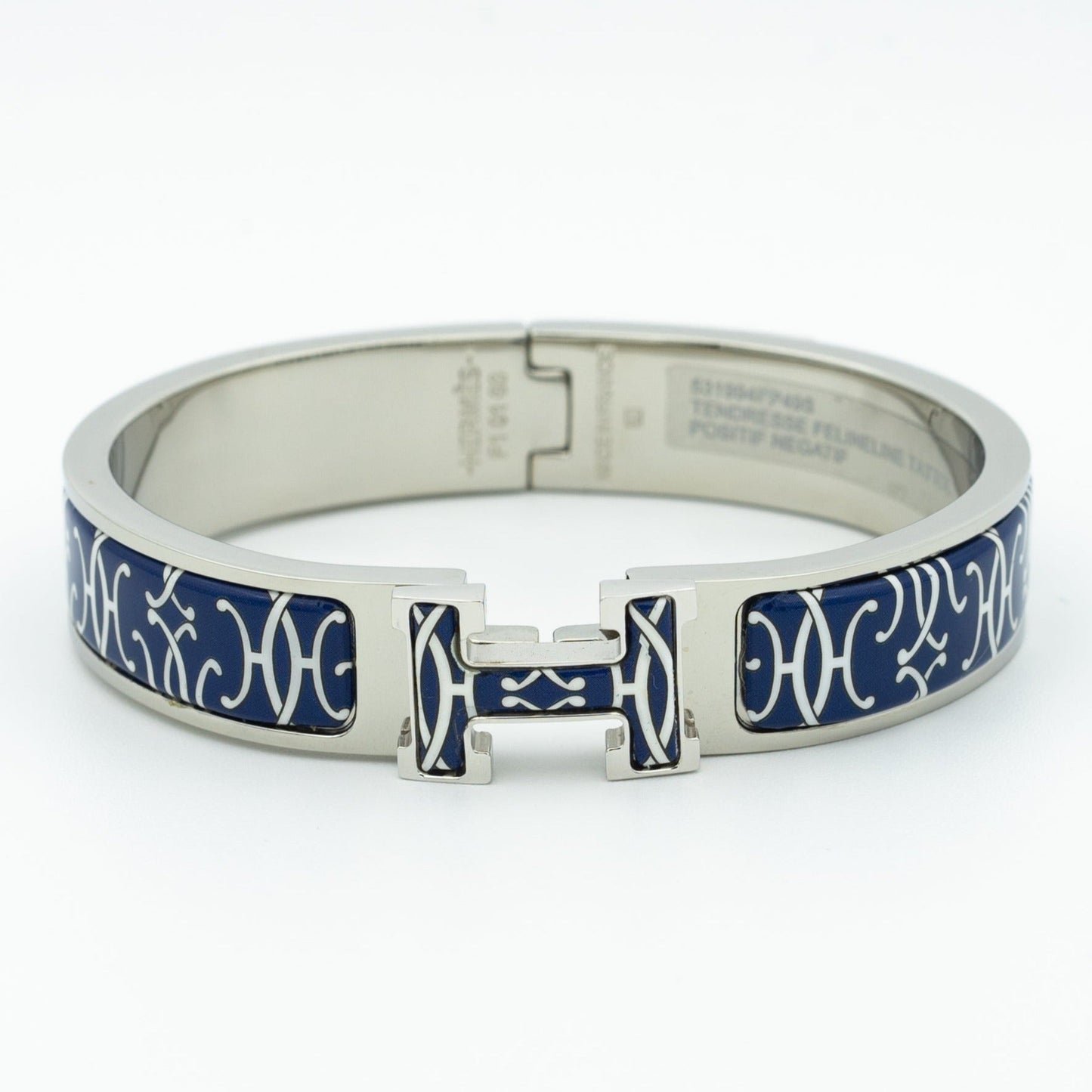 [LuxJewelry]H BRACELET BLACK MULTICOLOR