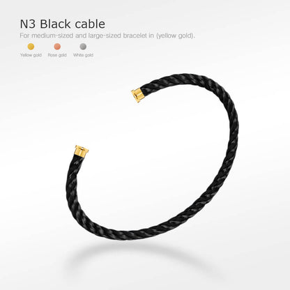 [LuxJewelry]FORCE SERIES BRACELET CABLES 50 CHOICES (DIY SELECTION)