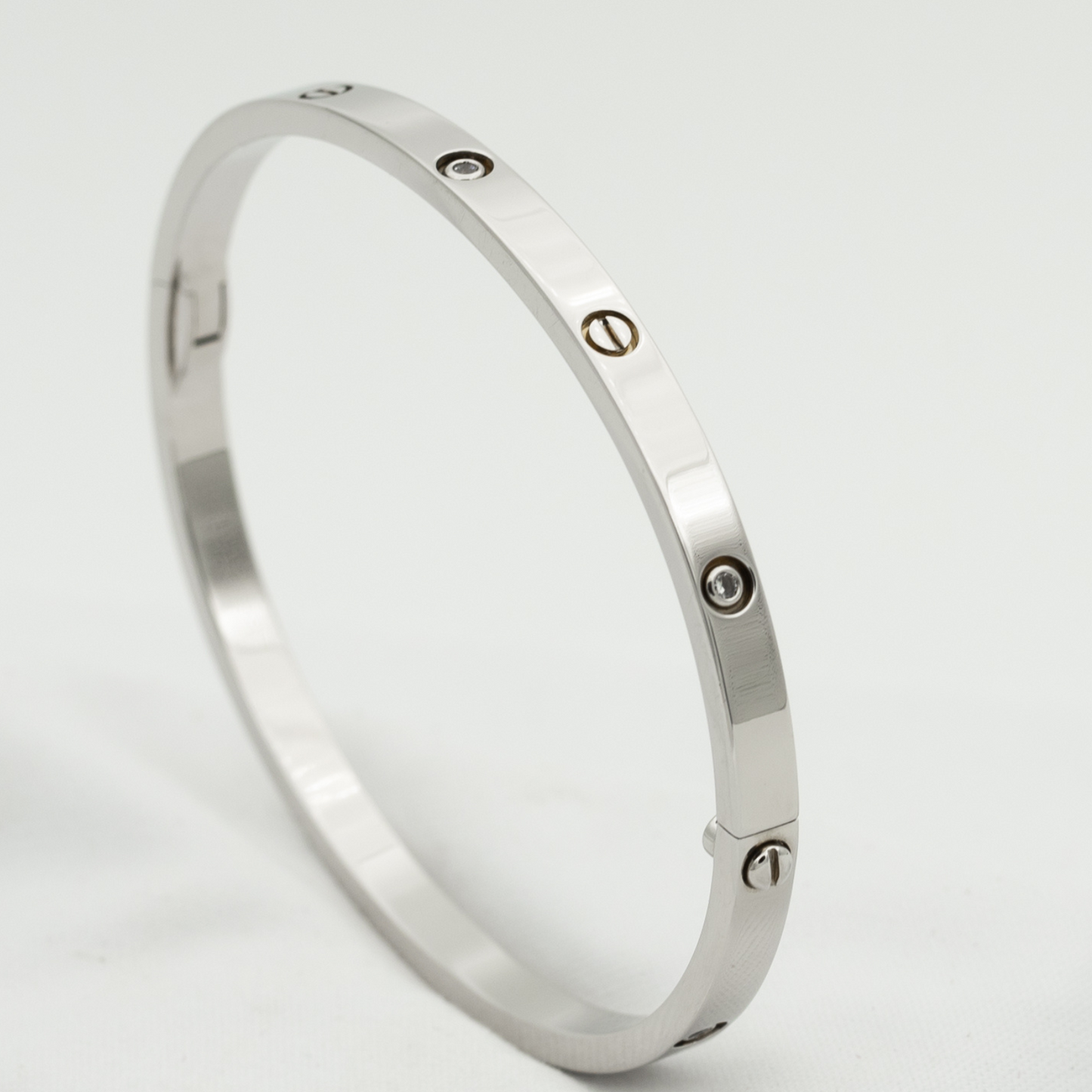 [LuxJewelry]LOVE BRACELET 3.65MM 6 DIAMONDS