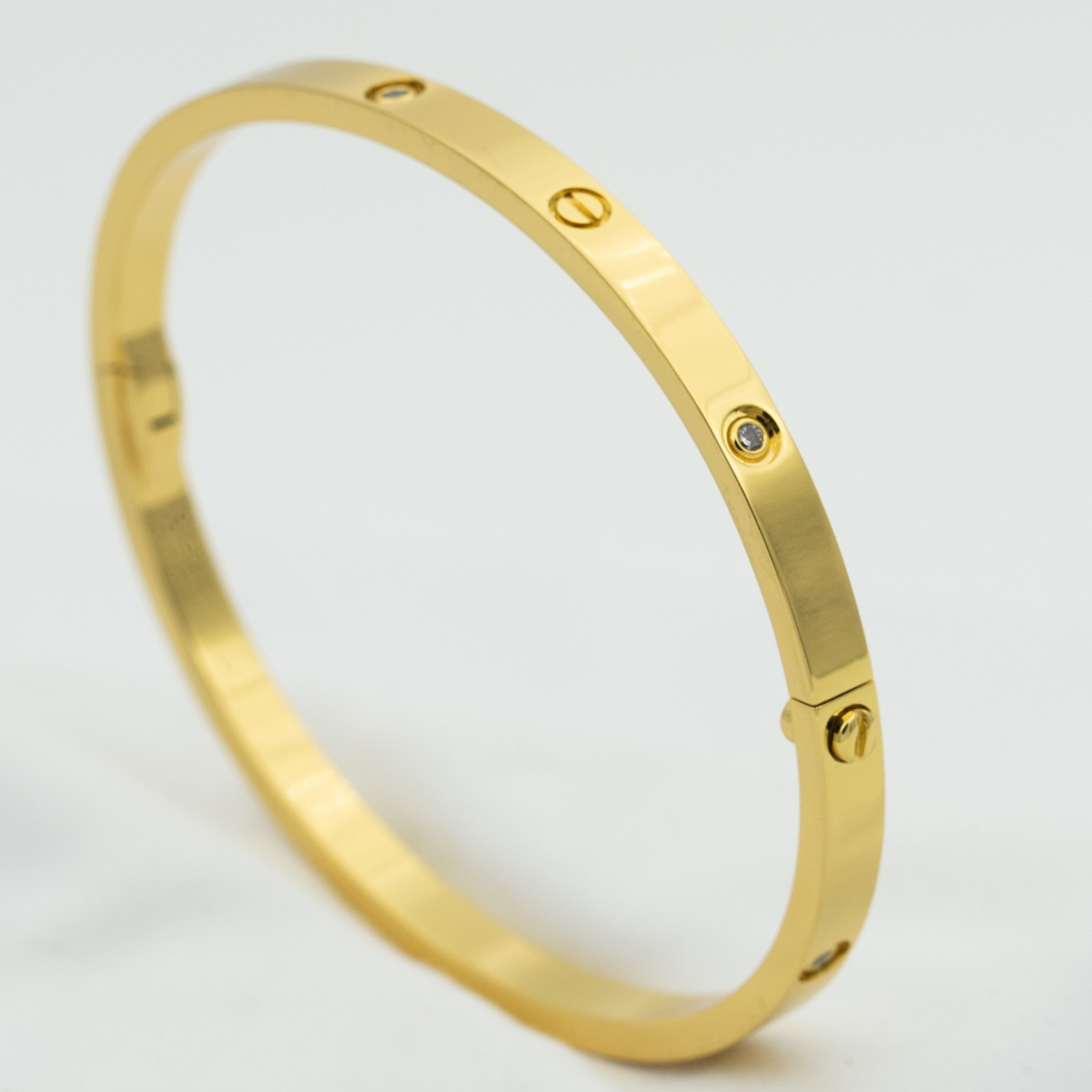 [LuxJewelry]LOVE BRACELET 3.65MM 6 DIAMONDS