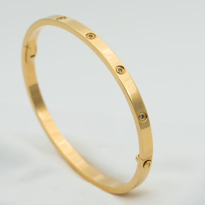 [LuxJewelry]LOVE BRACELET 3.65MM 10 DIAMONDS