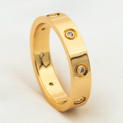 [LuxJewelry]LOVE RING 3.6MM 8 DIAMONDS