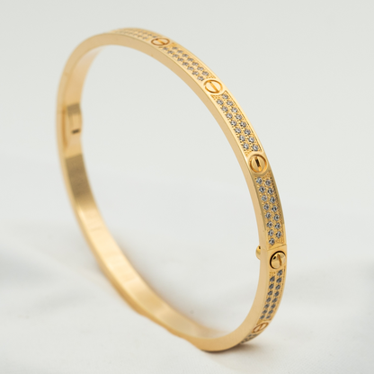[LuxJewelry]LOVE BRACELET 3.65MM DIAMOND-PAVED