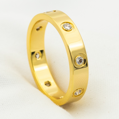 [LuxJewelry]LOVE RING 3.6MM 8 DIAMONDS