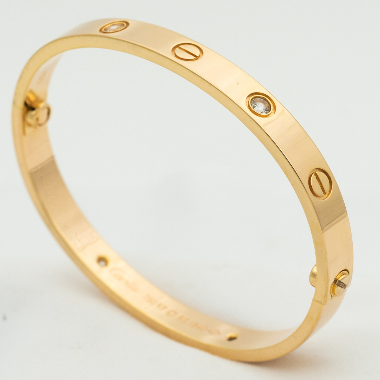 [LuxJewelry]LOVE BRACELET 6.1MM 4 DIAMONDS